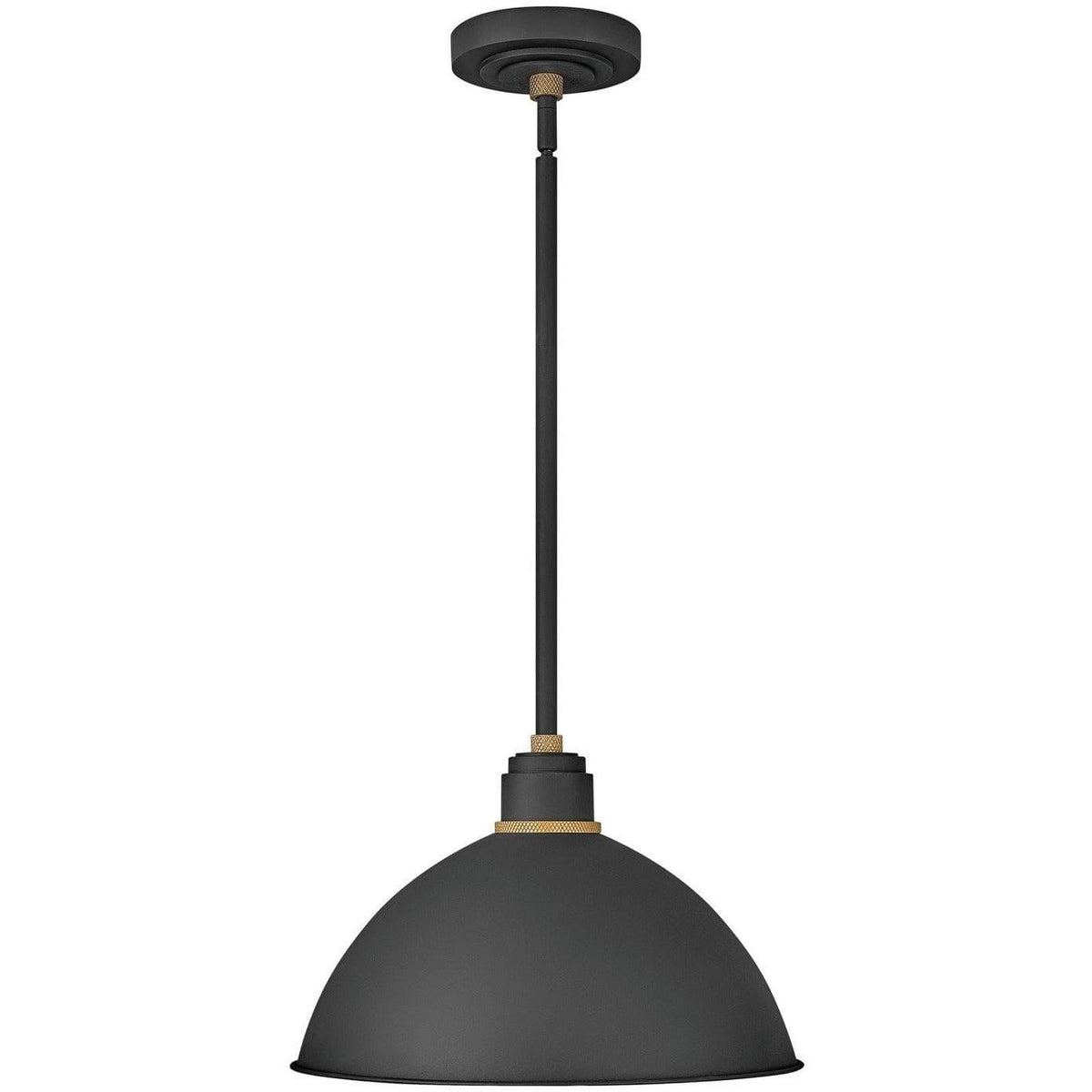 Hinkley Lighting - Foundry Dome 16-Inch Outdoor Hanging Lantern - 10685TK | Montreal Lighting & Hardware