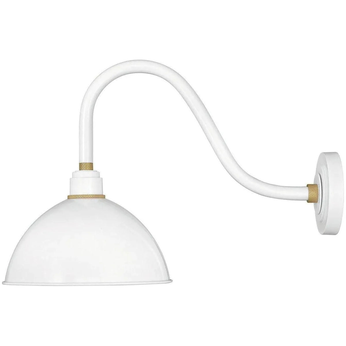 Hinkley Lighting - Foundry Dome 17-Inch Outdoor Wall Mount - 10544GW | Montreal Lighting & Hardware