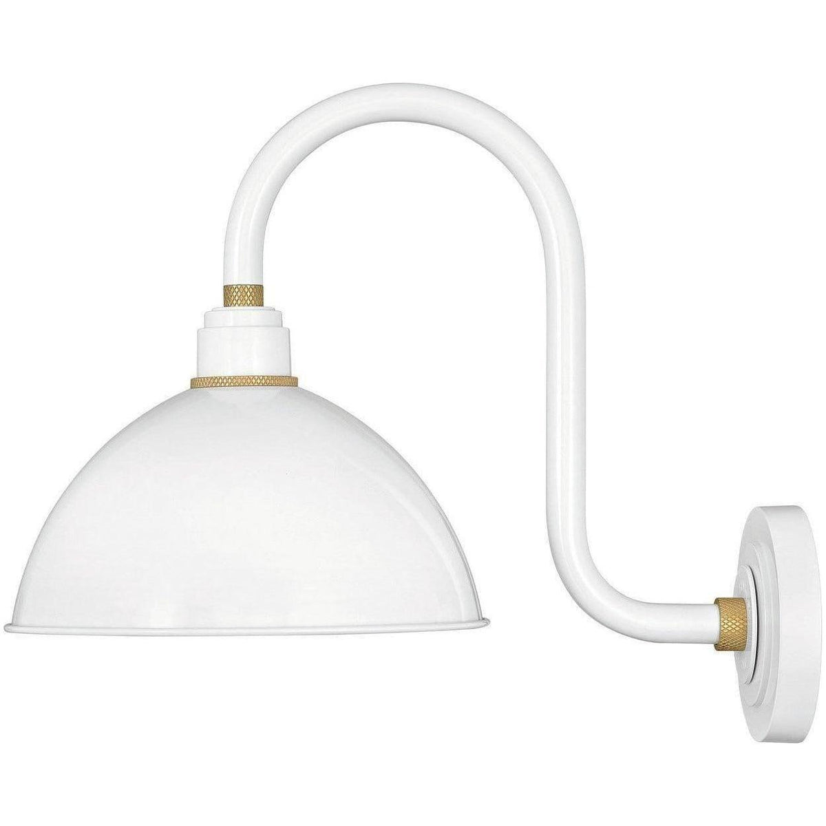 Hinkley Lighting - Foundry Dome 17-Inch Outdoor Wall Mount - 10564GW | Montreal Lighting & Hardware