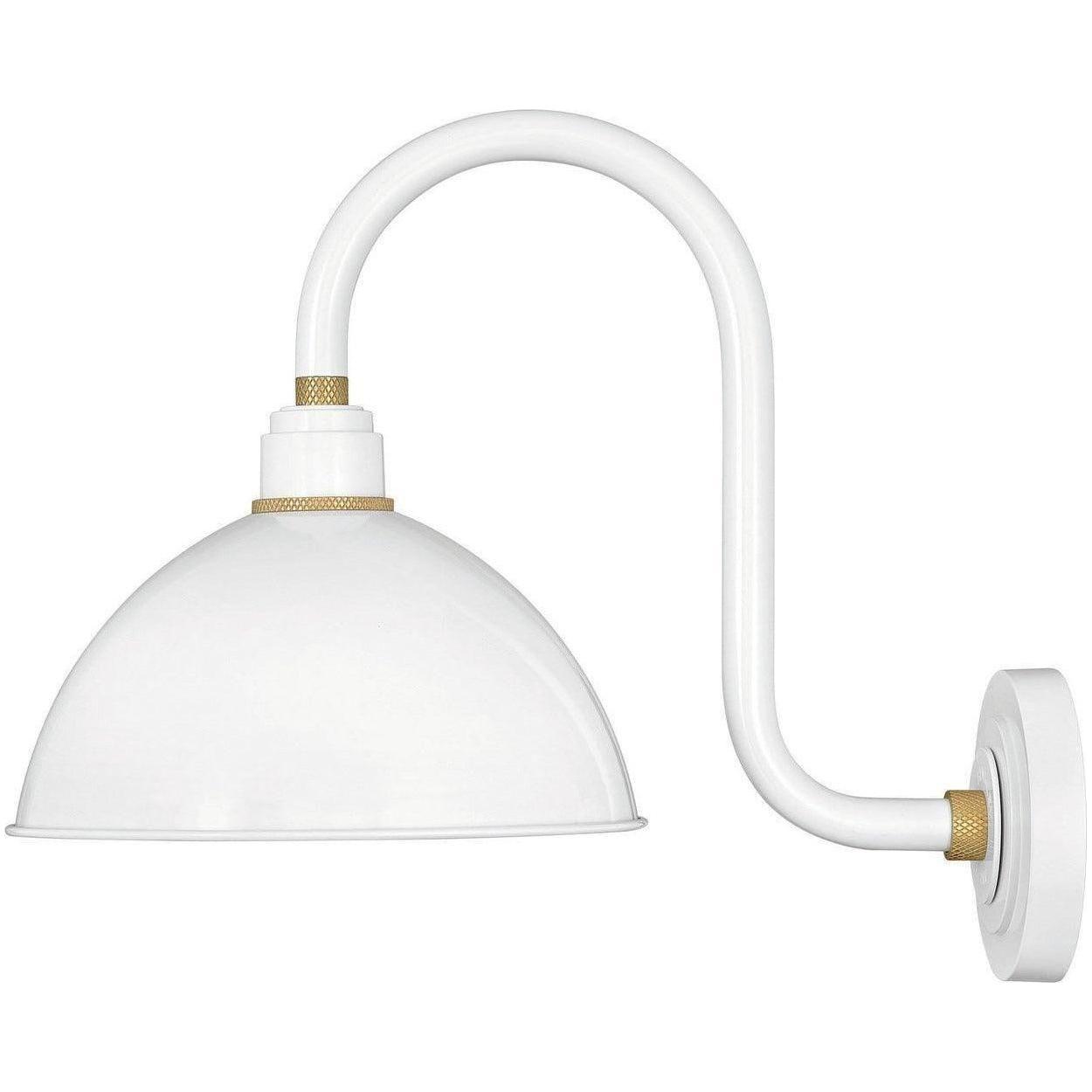 Hinkley Lighting - Foundry Dome 17-Inch Outdoor Wall Mount - 10564GW | Montreal Lighting & Hardware