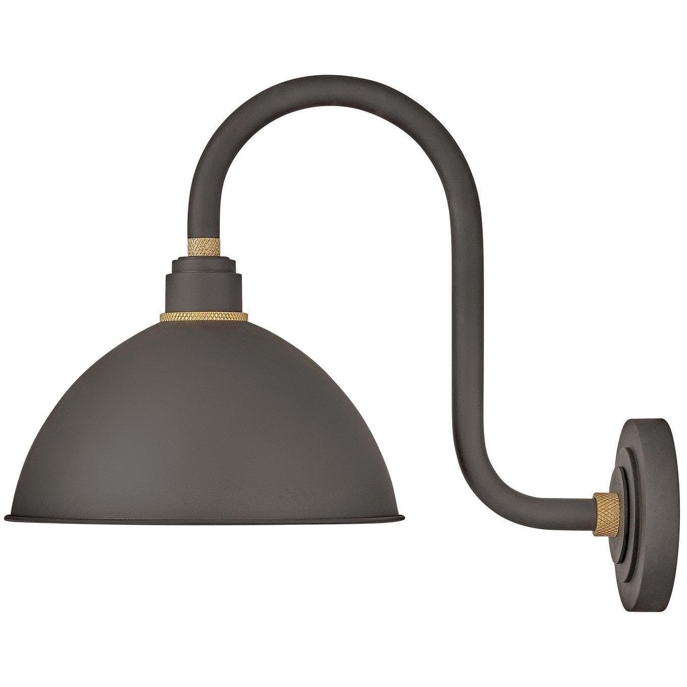 Hinkley Lighting - Foundry Dome 17-Inch Outdoor Wall Mount - 10564MR | Montreal Lighting & Hardware