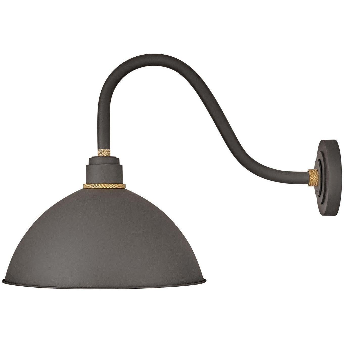 Hinkley Lighting - Foundry Dome 18-Inch Outdoor Wall Mount - 10645MR | Montreal Lighting & Hardware