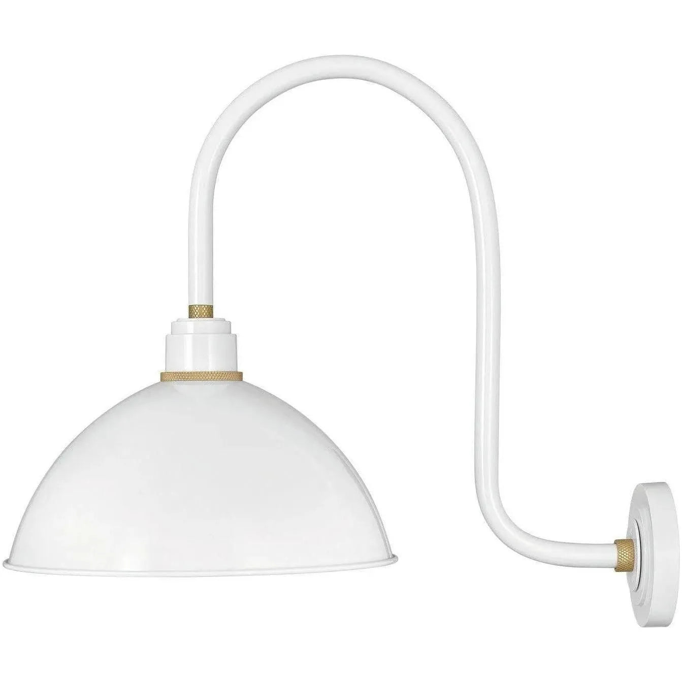 Hinkley Lighting - Foundry Dome 24-Inch Outdoor Wall Mount - 10675GW | Montreal Lighting & Hardware