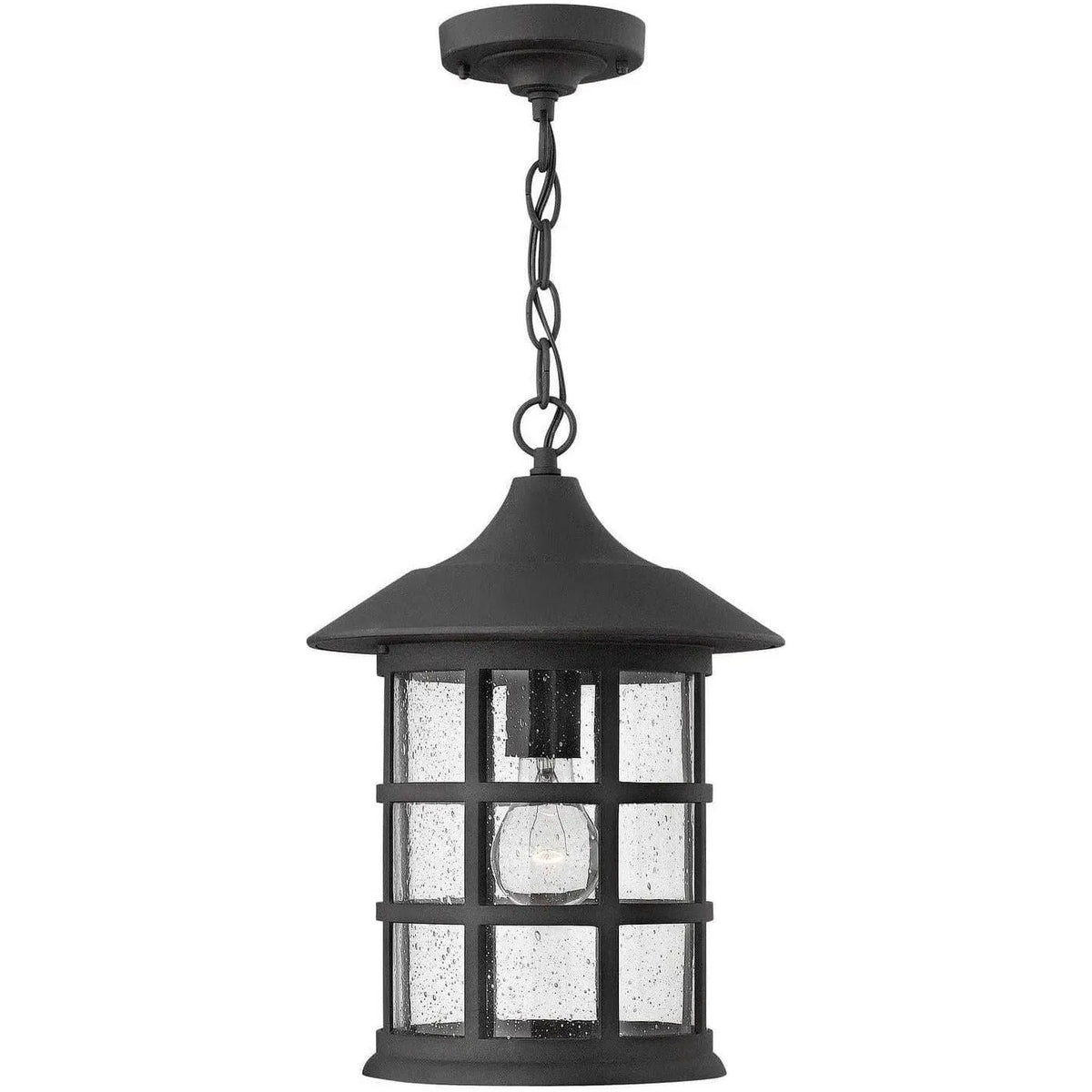 Hinkley Lighting - Freeport 10-Inch Outdoor Hanging Lantern - 1802BK | Montreal Lighting & Hardware