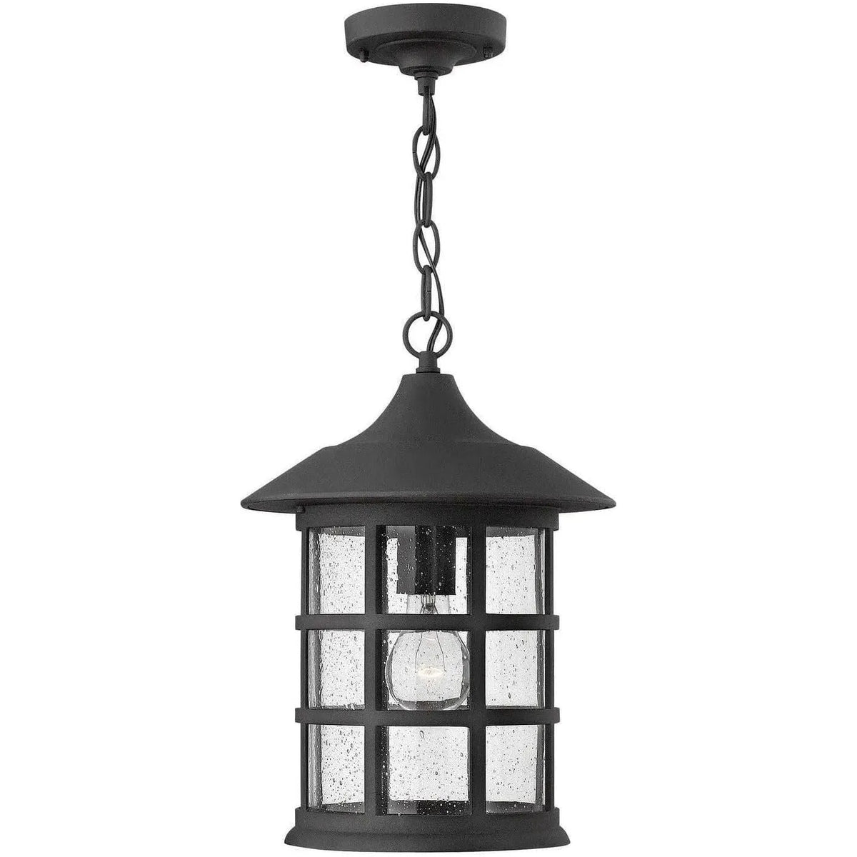 Hinkley Lighting - Freeport 10-Inch Outdoor Hanging Lantern - 1802BK | Montreal Lighting & Hardware