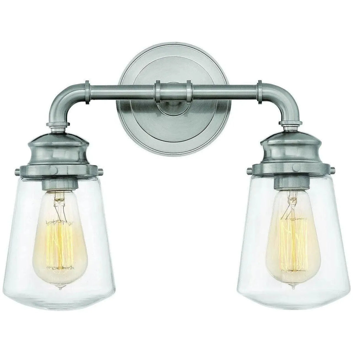 Hinkley Lighting - Fritz 14-Inch Two Light Bath - 5032BN | Montreal Lighting & Hardware