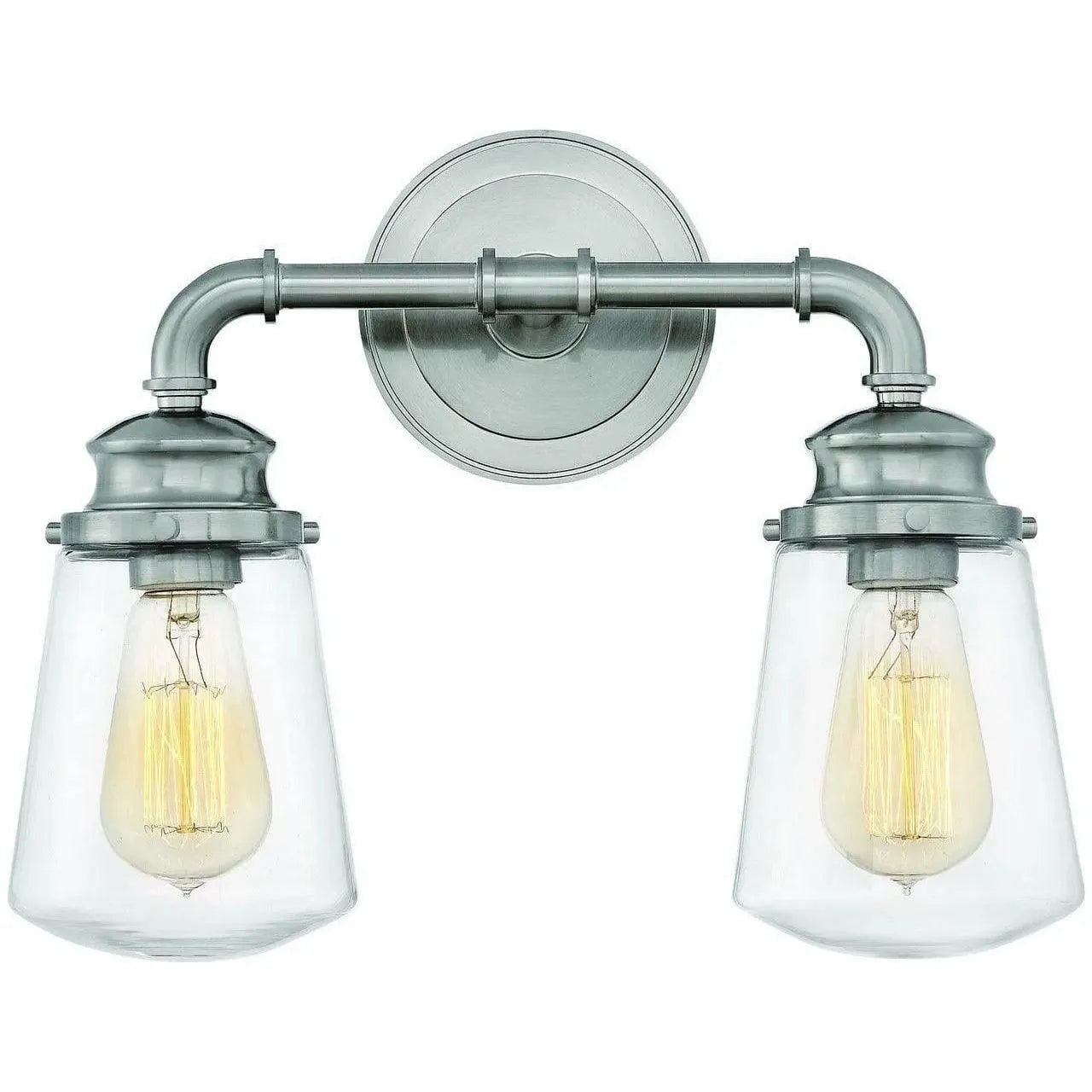 Hinkley Lighting - Fritz 14-Inch Two Light Bath - 5032BN | Montreal Lighting & Hardware