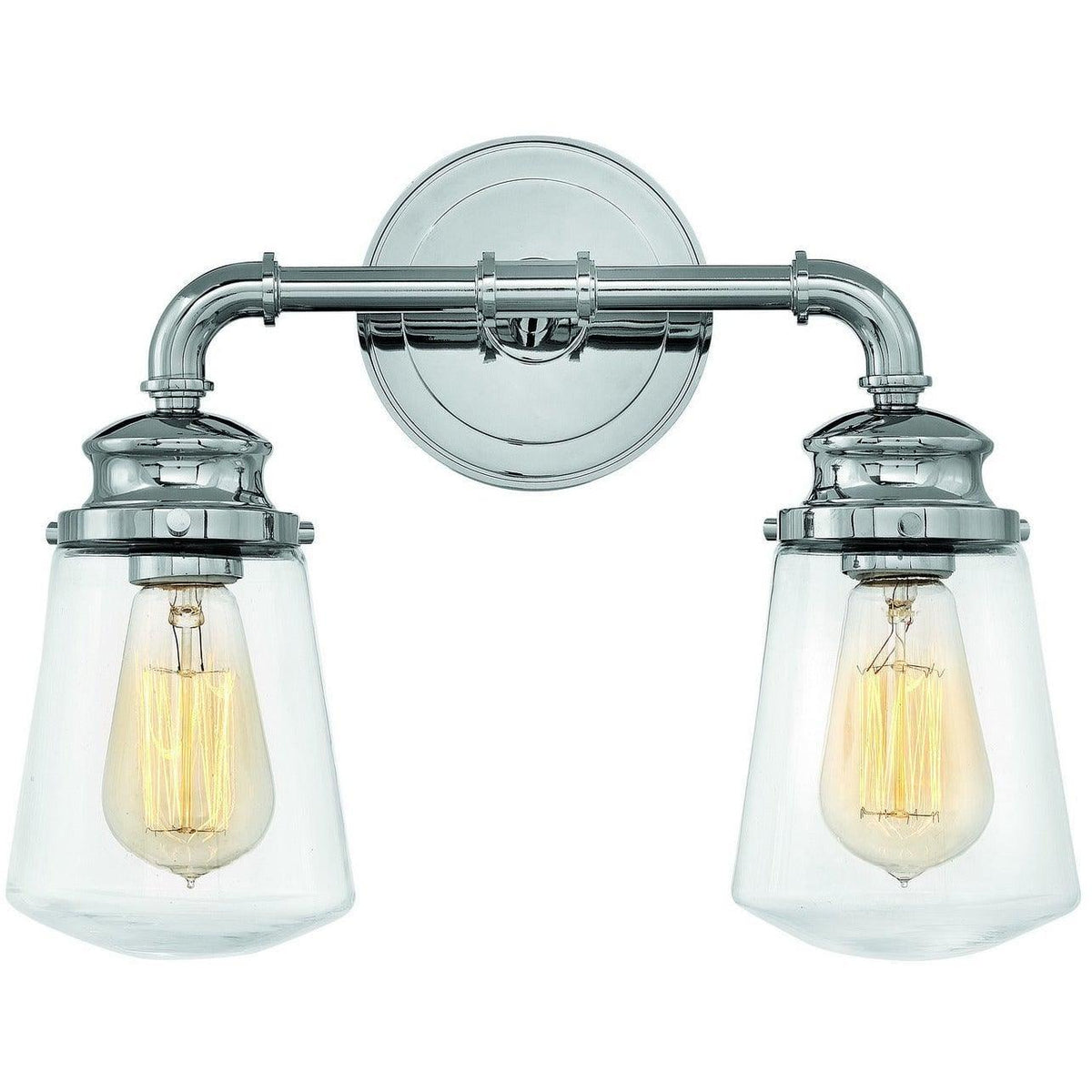 Hinkley Lighting - Fritz 14-Inch Two Light Bath - 5032CM | Montreal Lighting & Hardware