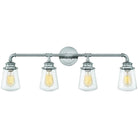 Hinkley Lighting - Fritz 33-Inch Four Light Bath - 5034CM | Montreal Lighting & Hardware