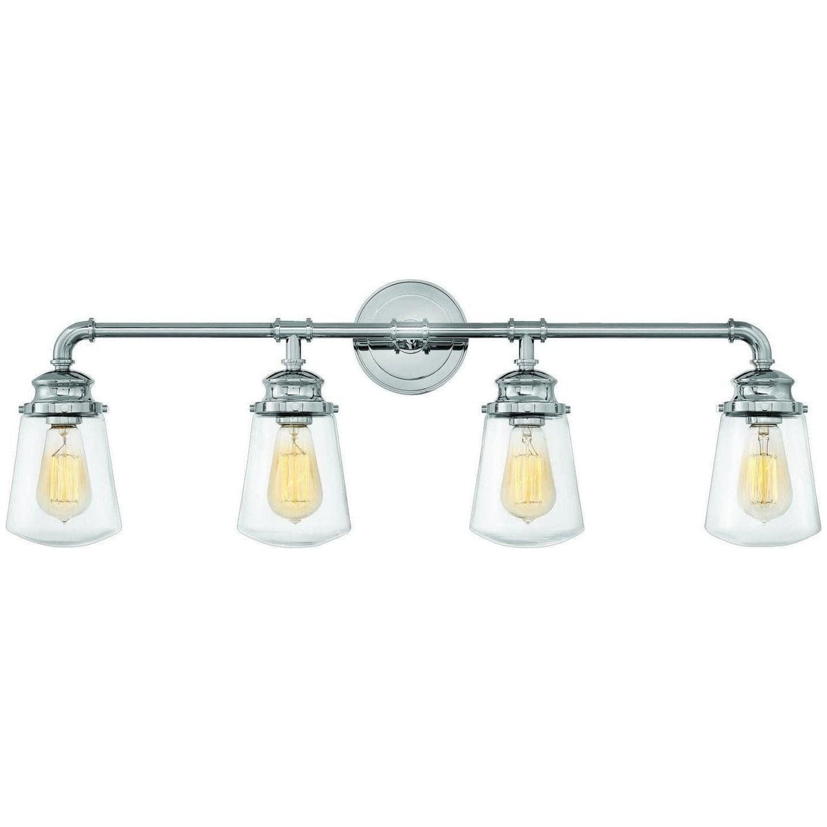 Hinkley Lighting - Fritz 33-Inch Four Light Bath - 5034CM | Montreal Lighting & Hardware