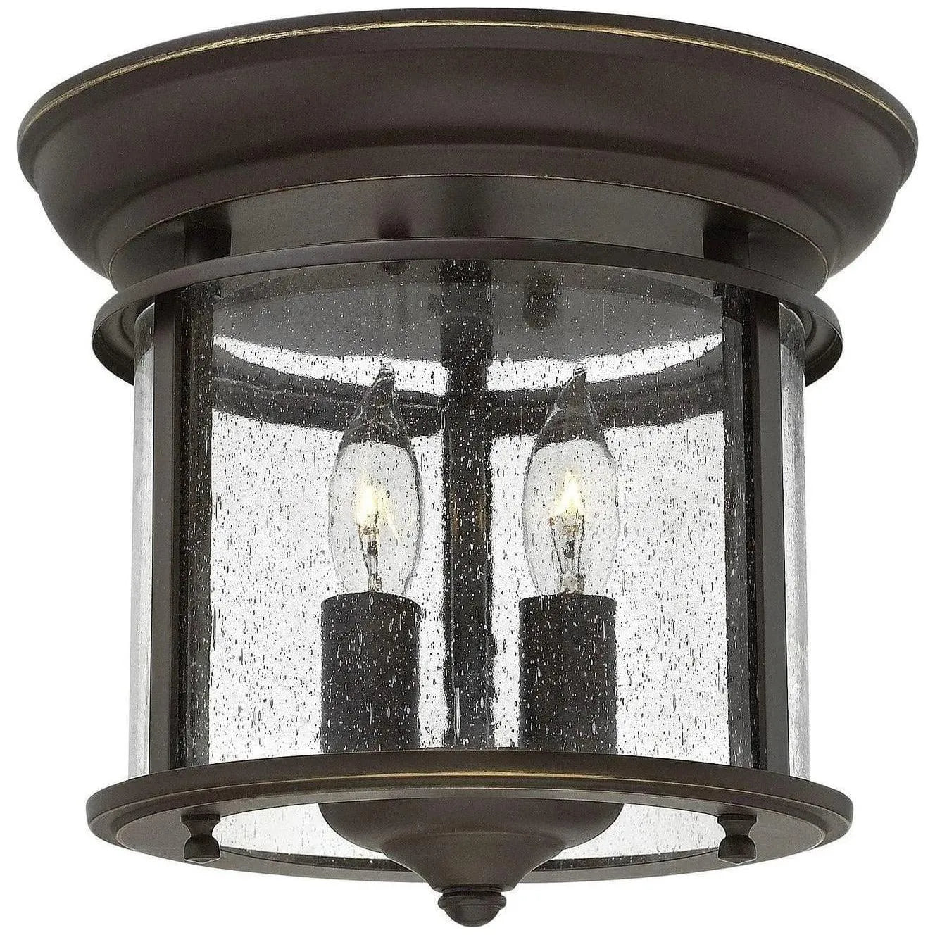 Hinkley Lighting - Gentry 9-Inch Flush Mount - 3472OB | Montreal Lighting & Hardware
