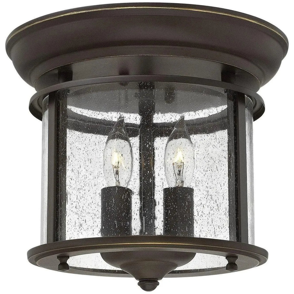 Hinkley Lighting - Gentry 9-Inch Flush Mount - 3472OB | Montreal Lighting & Hardware