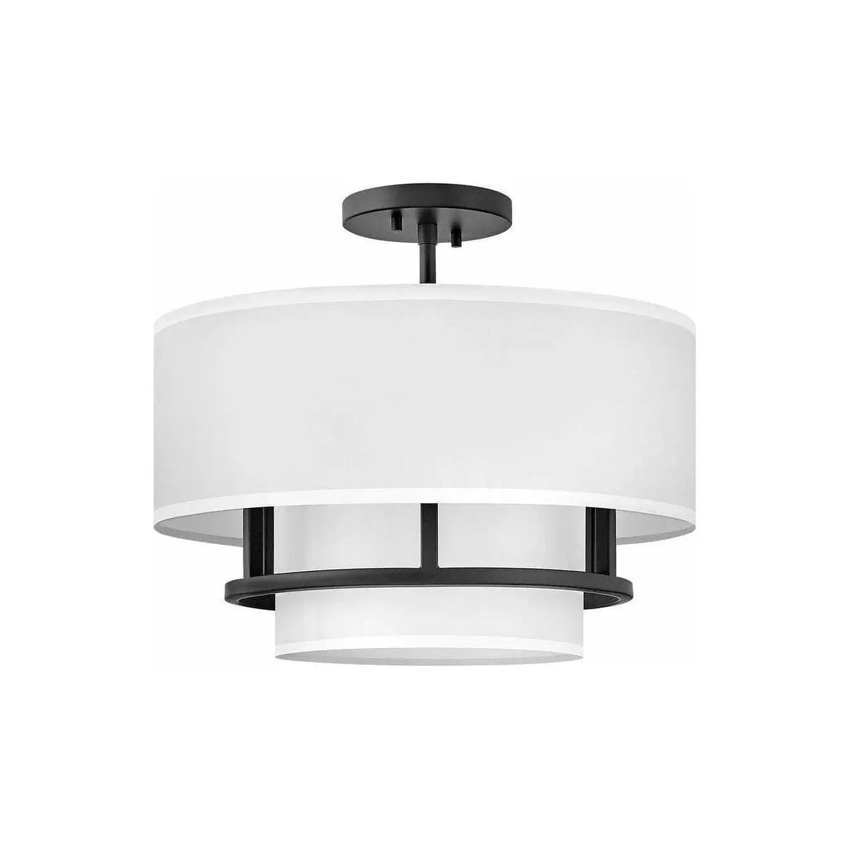Hinkley Lighting - Graham Semi-Flush Mount - 38893BK | Montreal Lighting & Hardware