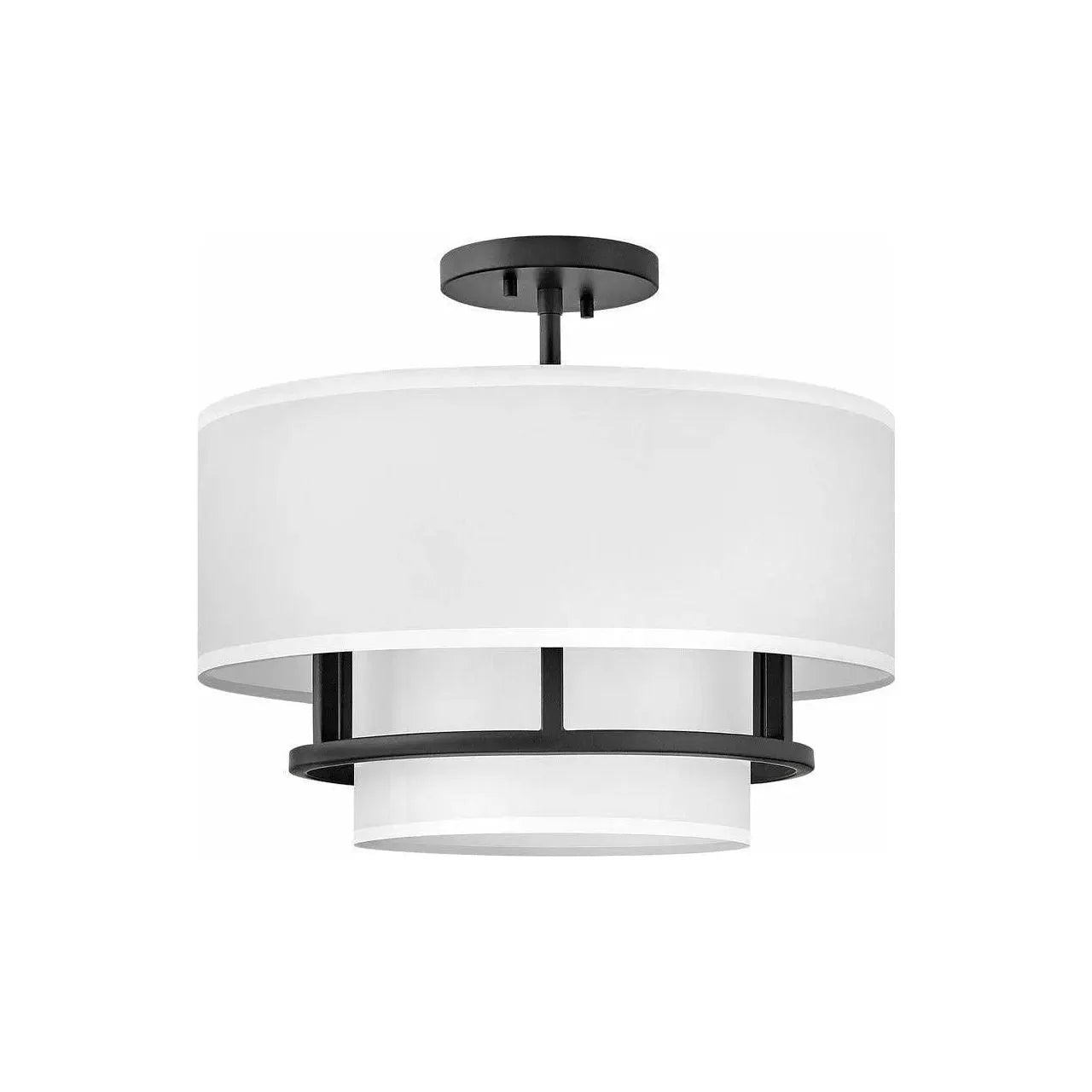 Hinkley Lighting - Graham Semi-Flush Mount - 38893BK | Montreal Lighting & Hardware