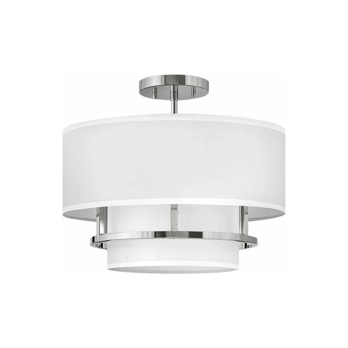 Hinkley Lighting - Graham Semi-Flush Mount - 38893PN | Montreal Lighting & Hardware
