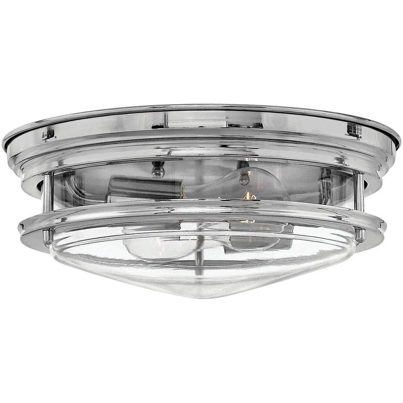 Hinkley Lighting - Hadley 12-Inch Flush Mount - 3302CM-CL | Montreal Lighting & Hardware