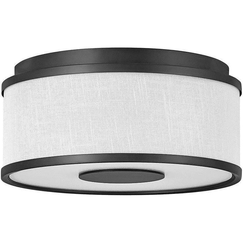 Hinkley Lighting - Halo 13-Inch Flush Mount - 42006BK | Montreal Lighting & Hardware