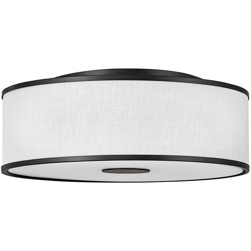Hinkley Lighting - Halo 24-Inch Flush Mount - 42010BK | Montreal Lighting & Hardware