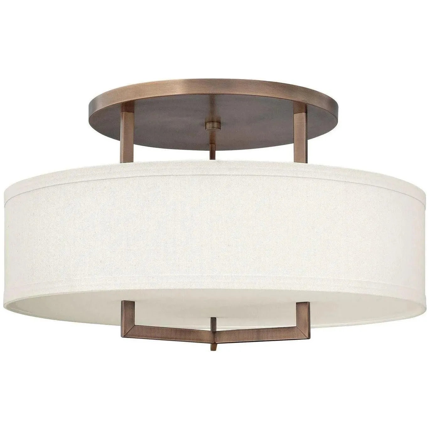 Hinkley Lighting - Hampton 26-Inch Semi-Flush Mount - 3211BR | Montreal Lighting & Hardware