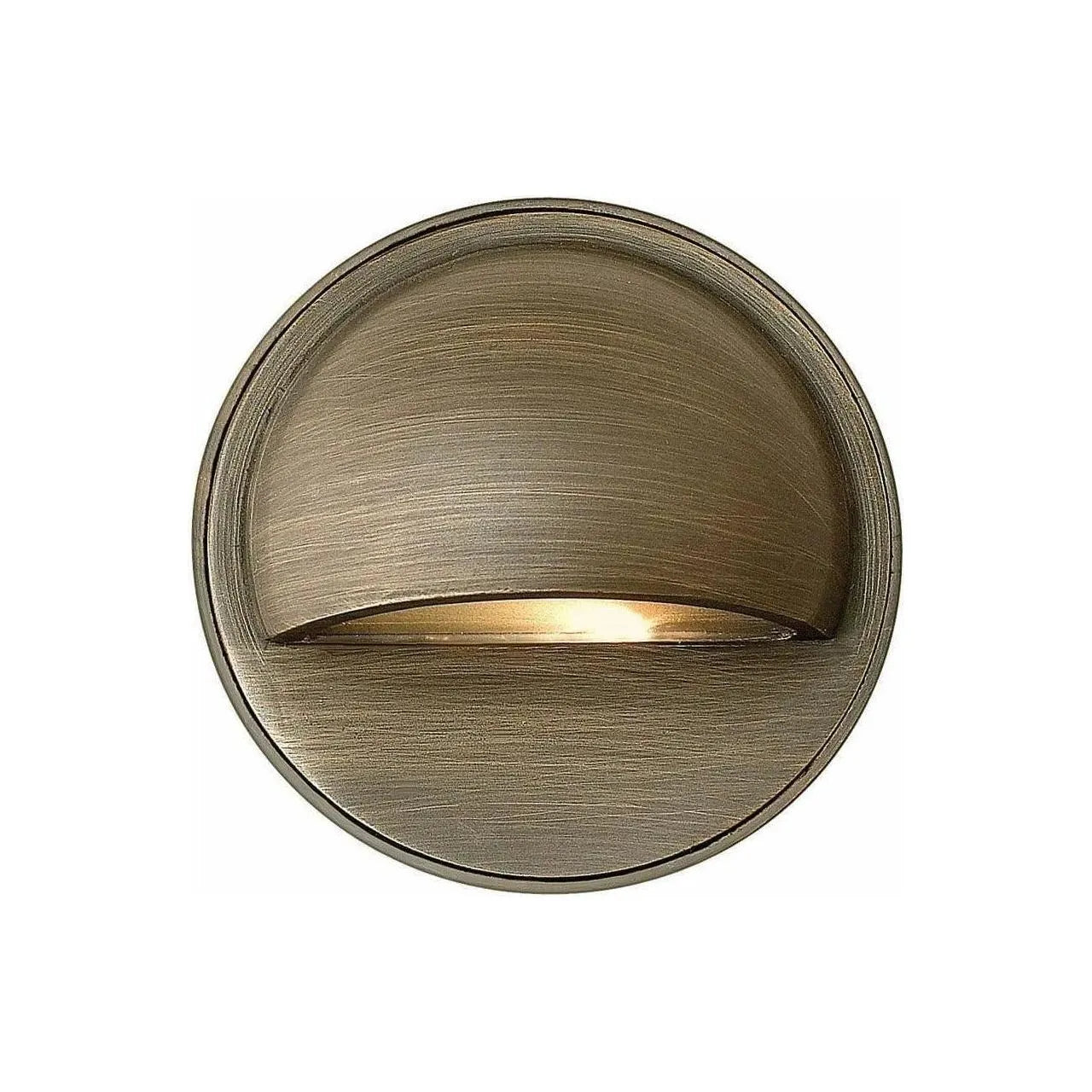 Hinkley Lighting - Hardy Island Round Eyebrow LED Deck Light - 16801MZ-LL | Montreal Lighting & Hardware
