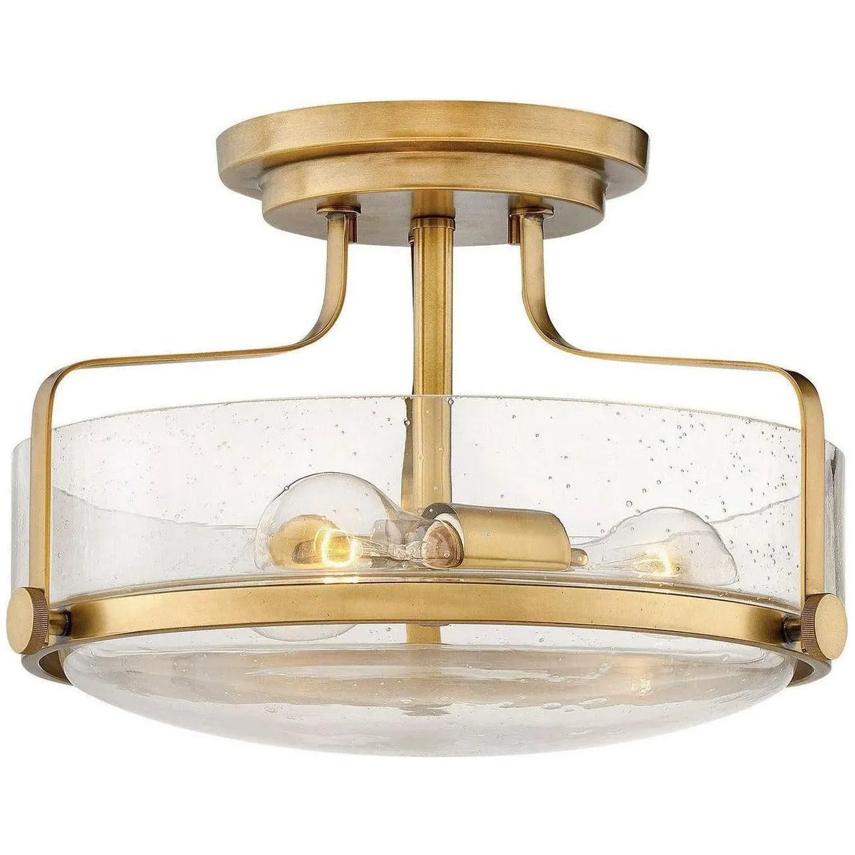 Hinkley Lighting - Harper 14-Inch Semi-Flush Mount - 3641HB-CS | Montreal Lighting & Hardware