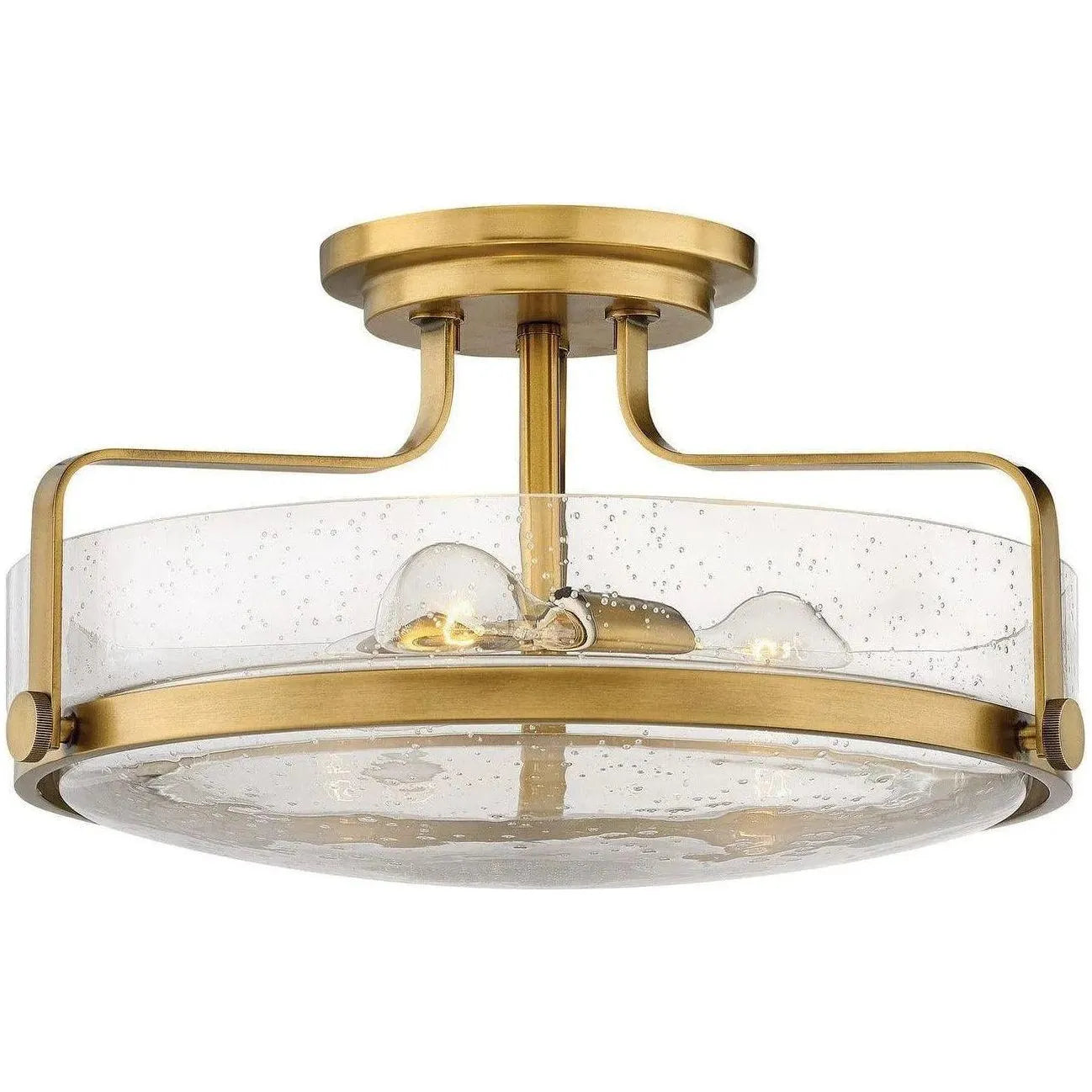 Hinkley Lighting - Harper 18-Inch Semi-Flush Mount - 3643HB-CS | Montreal Lighting & Hardware