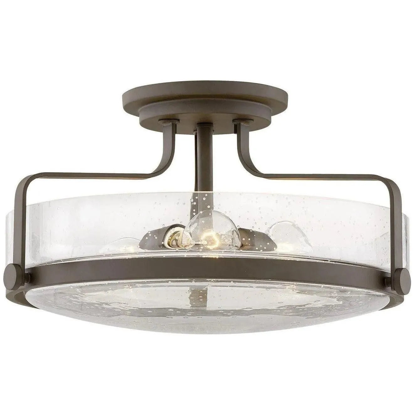 Hinkley Lighting - Harper 18-Inch Semi-Flush Mount - 3643OZ-CS | Montreal Lighting & Hardware