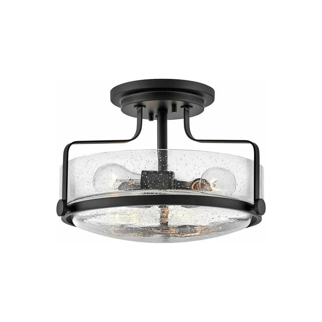 Hinkley Lighting - Harper Semi-Flush Mount - 3641BK | Montreal Lighting & Hardware