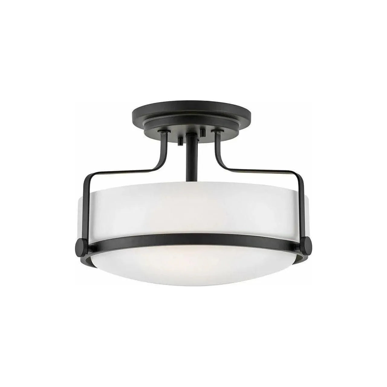 Hinkley Lighting - Harper Semi-Flush Mount - 3641BK | Montreal Lighting & Hardware