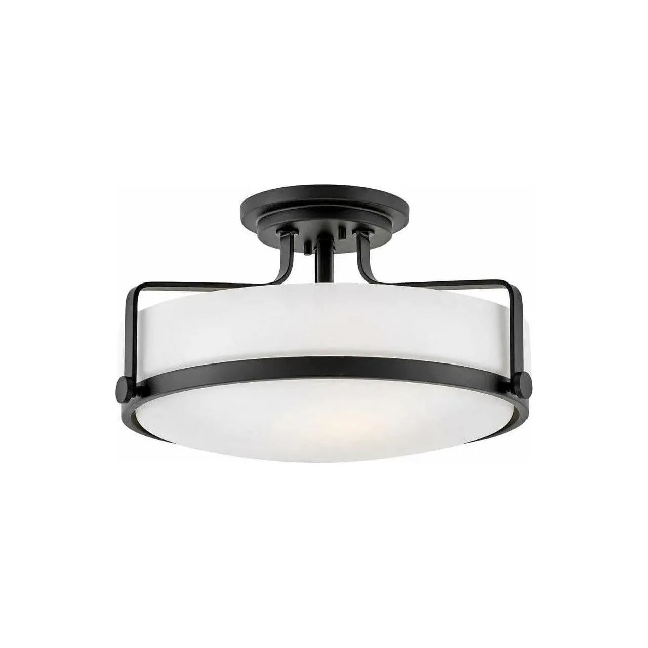 Hinkley Lighting - Harper Semi-Flush Mount - 3643BK | Montreal Lighting & Hardware