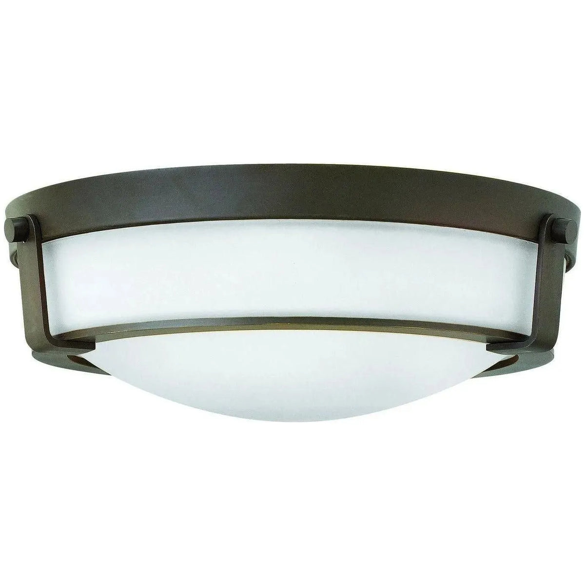 Hinkley Lighting - Hathaway 16-Inch Flush Mount - 3225OB-WH-LED | Montreal Lighting & Hardware