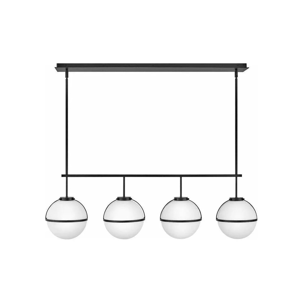Hinkley Lighting - Hollis LED Linear Chandelier - 39675BK | Montreal Lighting & Hardware