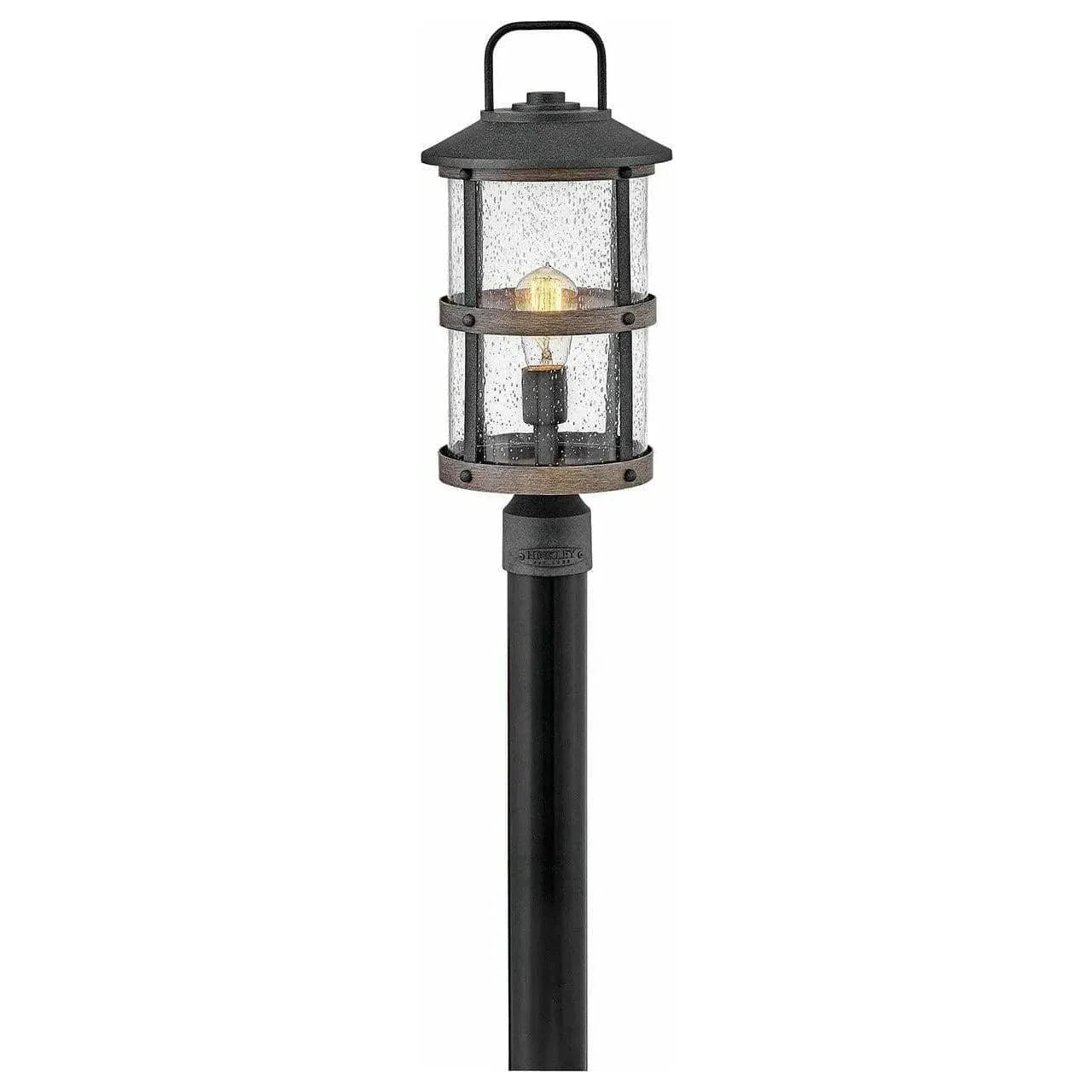Hinkley Lighting - Lakehouse 12V LED Post Top or Pier Mount Lantern - 2687BK-LV | Montreal Lighting & Hardware