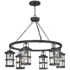 Hinkley Lighting - Lakehouse 42-Inch Outdoor Hanging Lantern - 2689BK | Montreal Lighting & Hardware