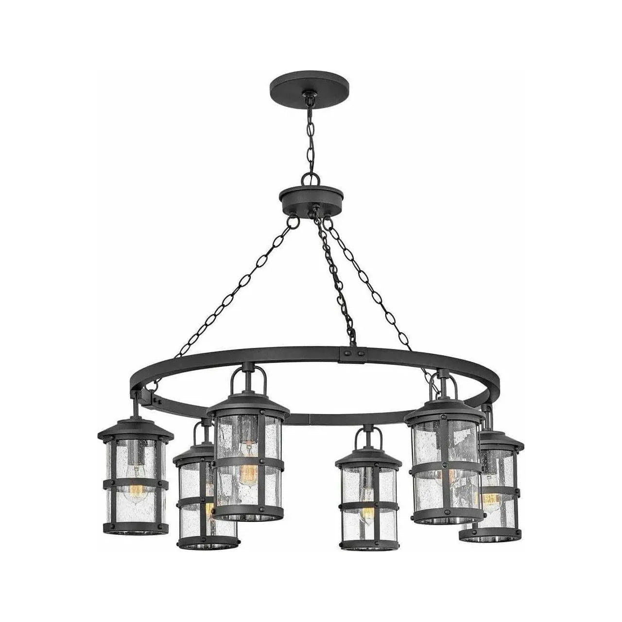 Hinkley Lighting - Lakehouse LED Lantern - 2689BK-LL | Montreal Lighting & Hardware
