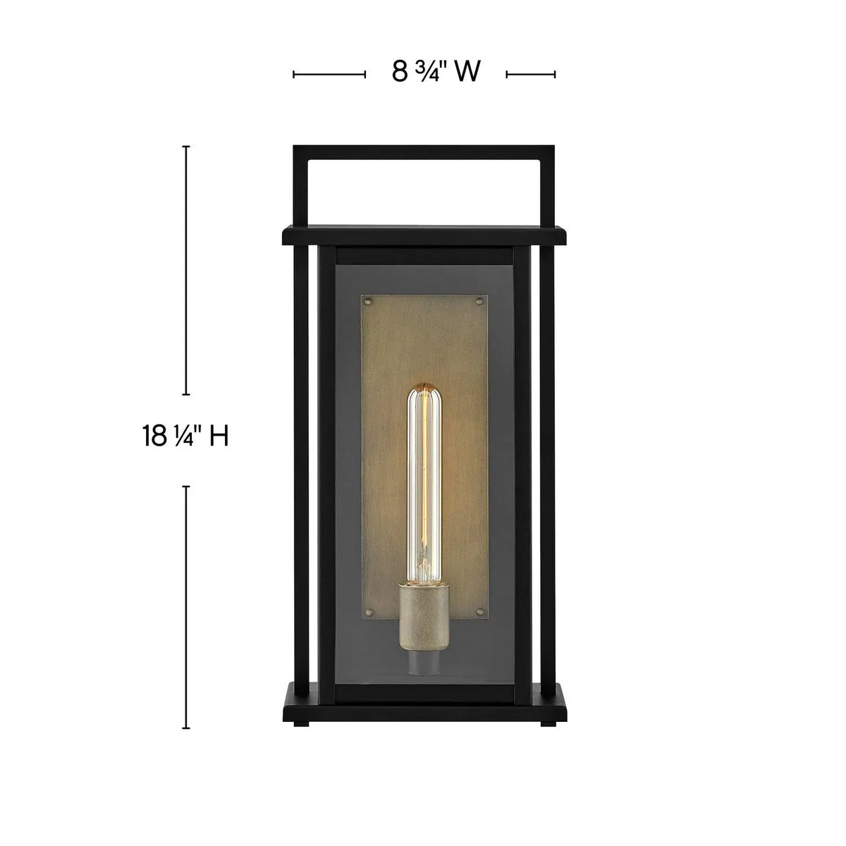 Hinkley Lighting - Langston Wall Mount - 24020BK | Montreal Lighting & Hardware