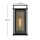 Hinkley Lighting - Langston Wall Mount - 24020BK | Montreal Lighting & Hardware