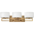 Hinkley Lighting - Lanza 25-Inch Three Light Bath - 5103BR | Montreal Lighting & Hardware