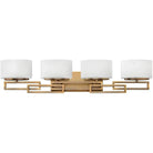 Hinkley Lighting - Lanza 34-Inch Four Light Bath - 5104BR | Montreal Lighting & Hardware