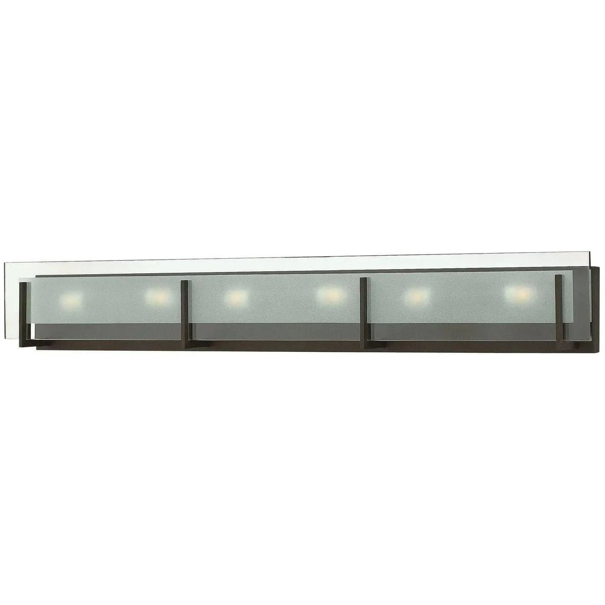 Hinkley Lighting - Latitude 37-Inch Six Light Bath - 5656OZ | Montreal Lighting & Hardware