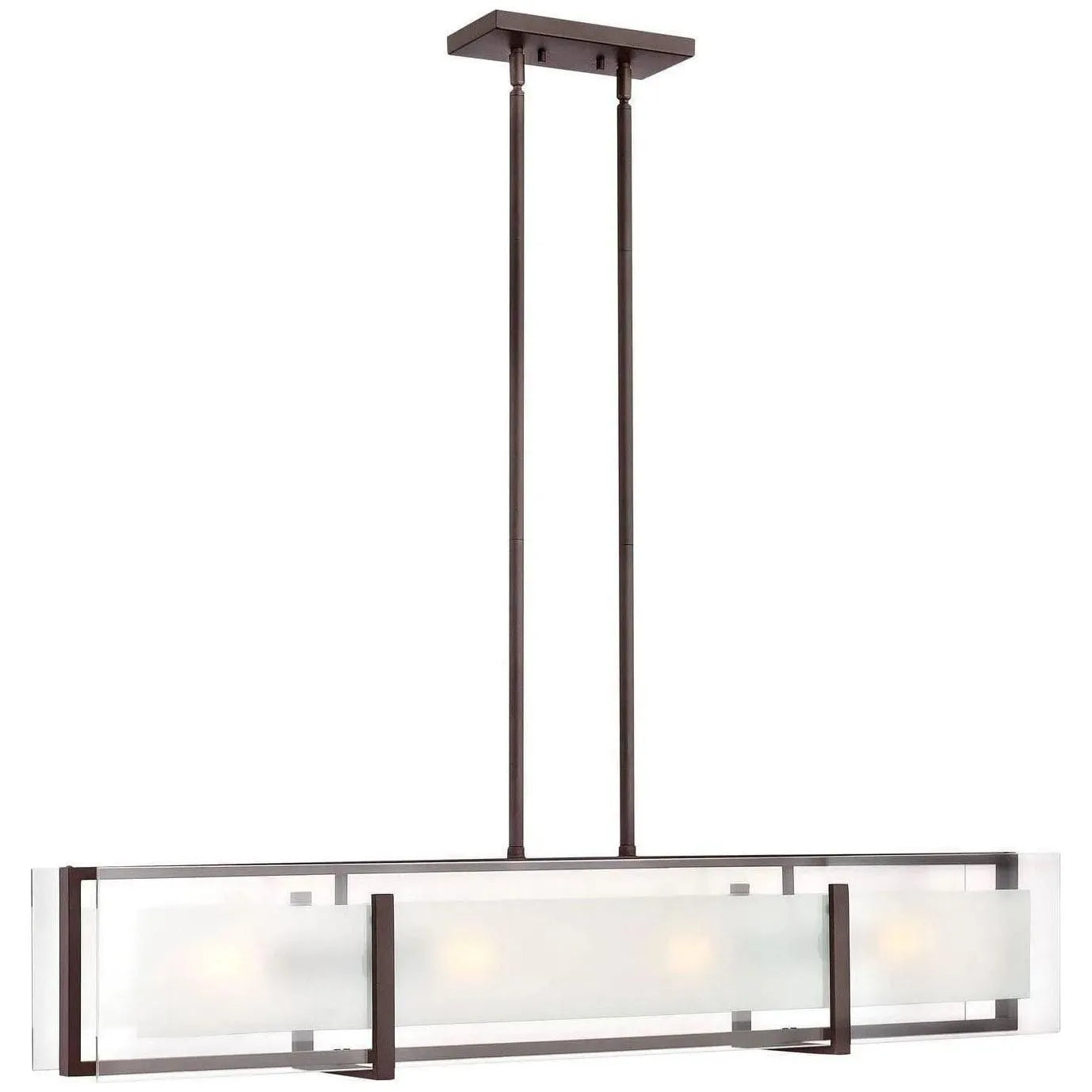 Hinkley Lighting - Latitude 42-Inch Linear Suspension - 3996BN | Montreal Lighting & Hardware