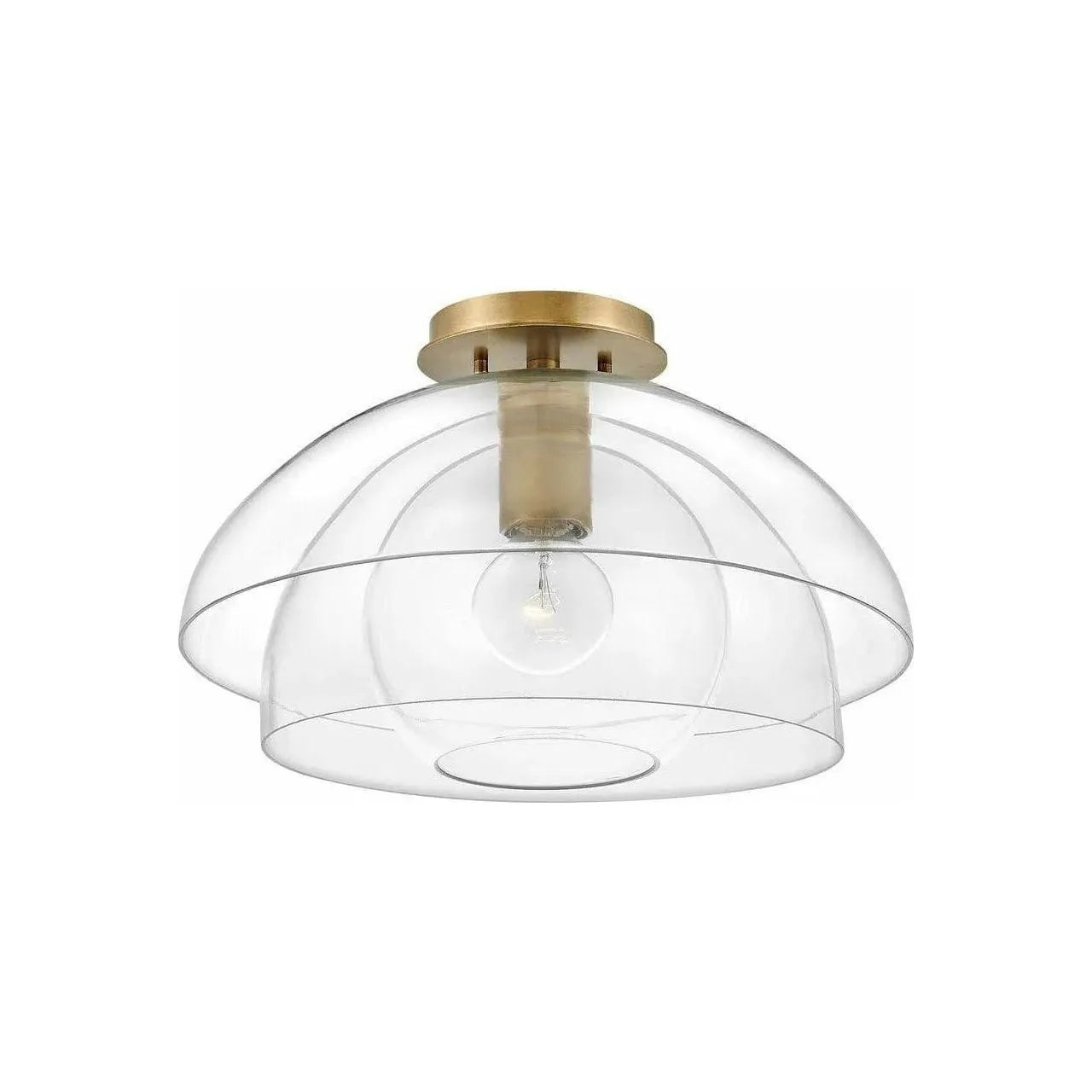 Hinkley Lighting - Lotus Semi-Flush Mount - 39061HBR | Montreal Lighting & Hardware