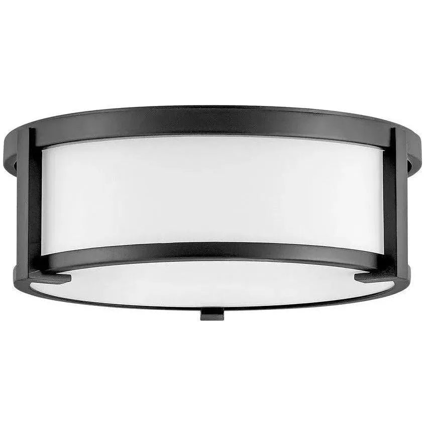 Hinkley Lighting - Lowell 13-Inch Flush Mount - 3241BK | Montreal Lighting & Hardware