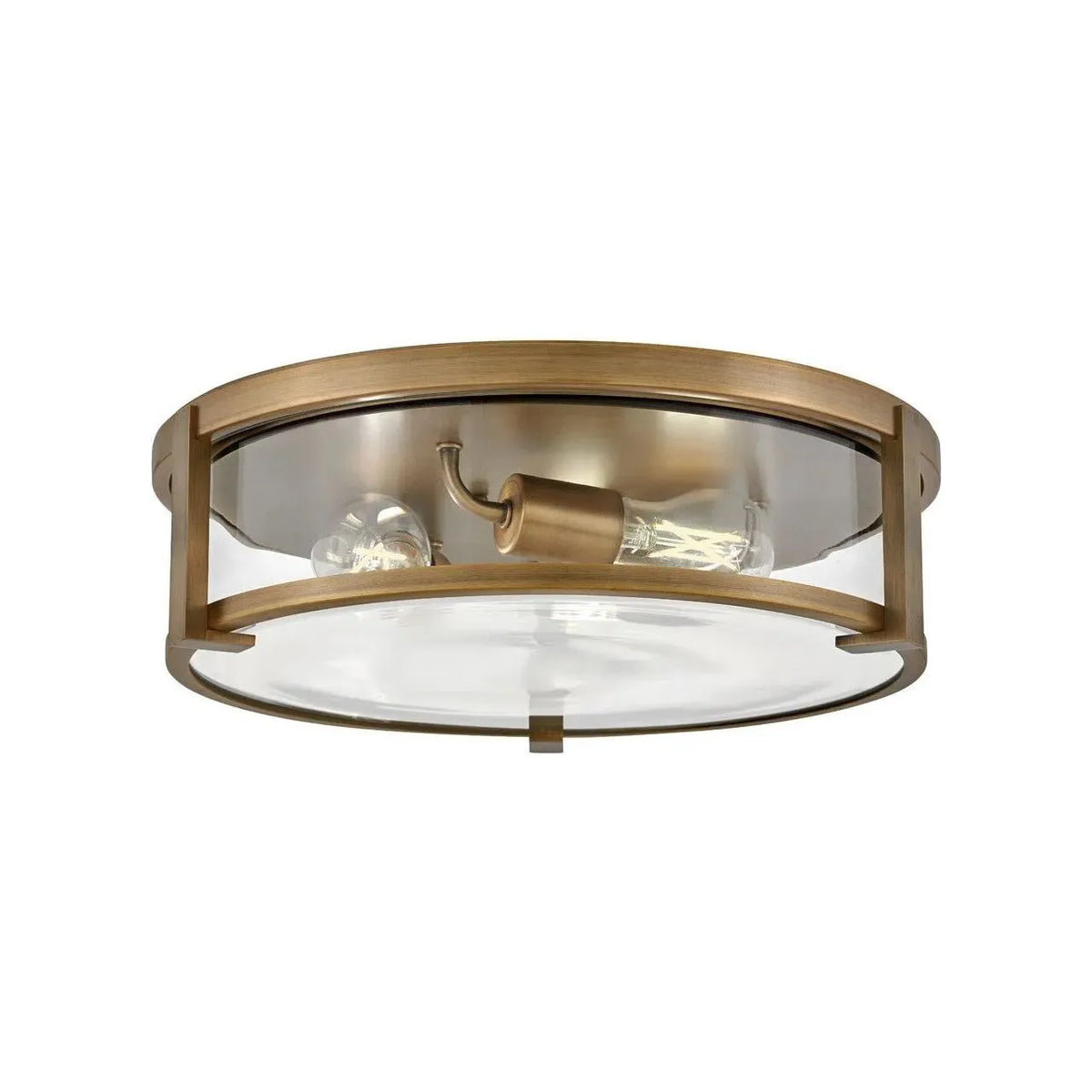 Hinkley Lighting - Lowell LED Flush Mount - 3243BR-CL | Montreal Lighting & Hardware