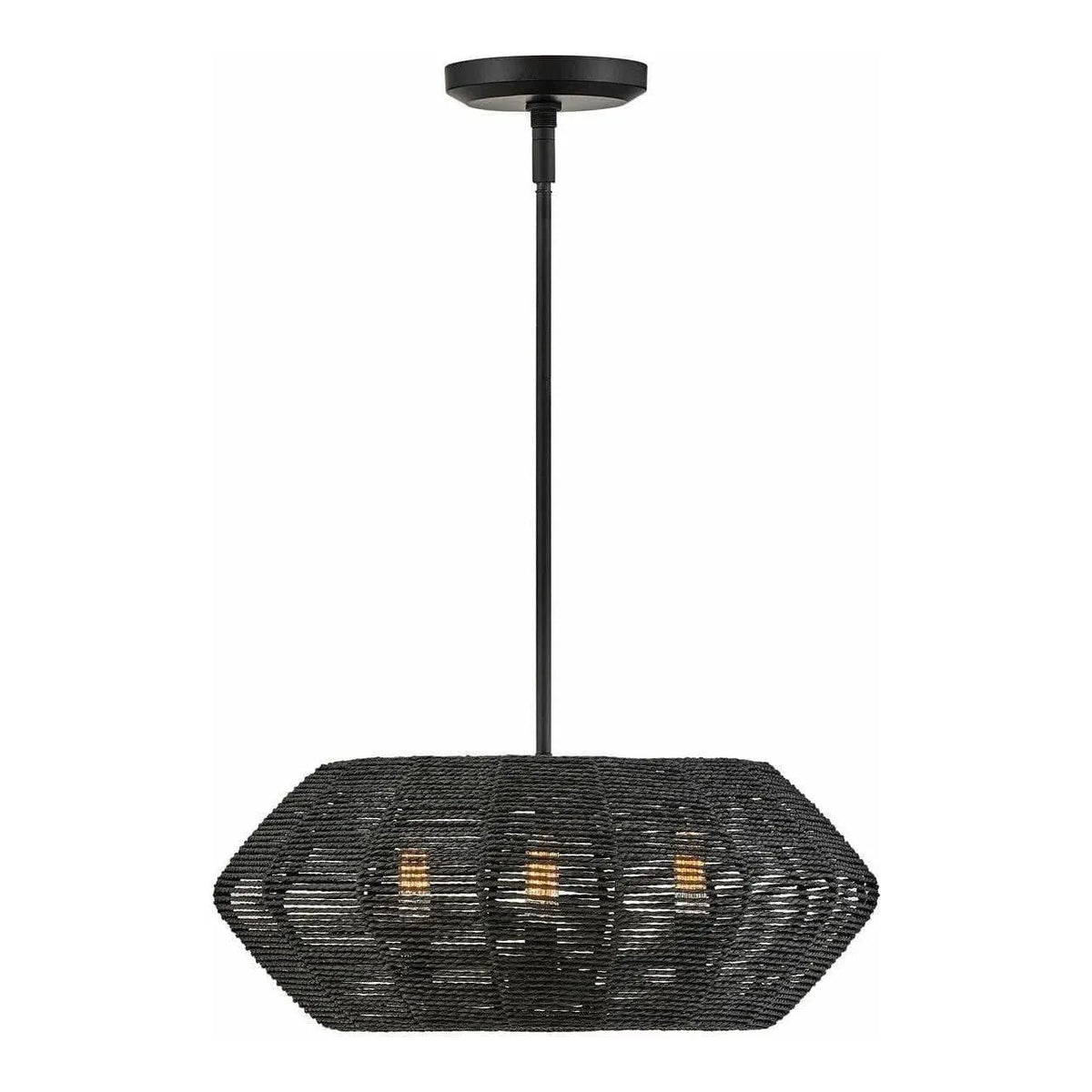 Hinkley Lighting - Luca Chandelier - 40383BLK | Montreal Lighting & Hardware