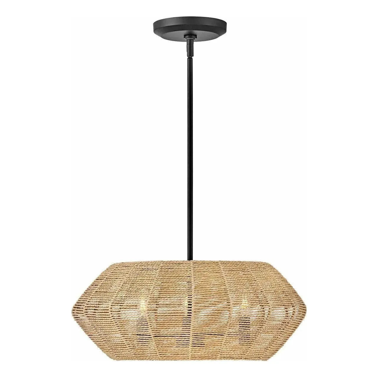Hinkley Lighting - Luca Pendant - 40383BLK-CML | Montreal Lighting & Hardware