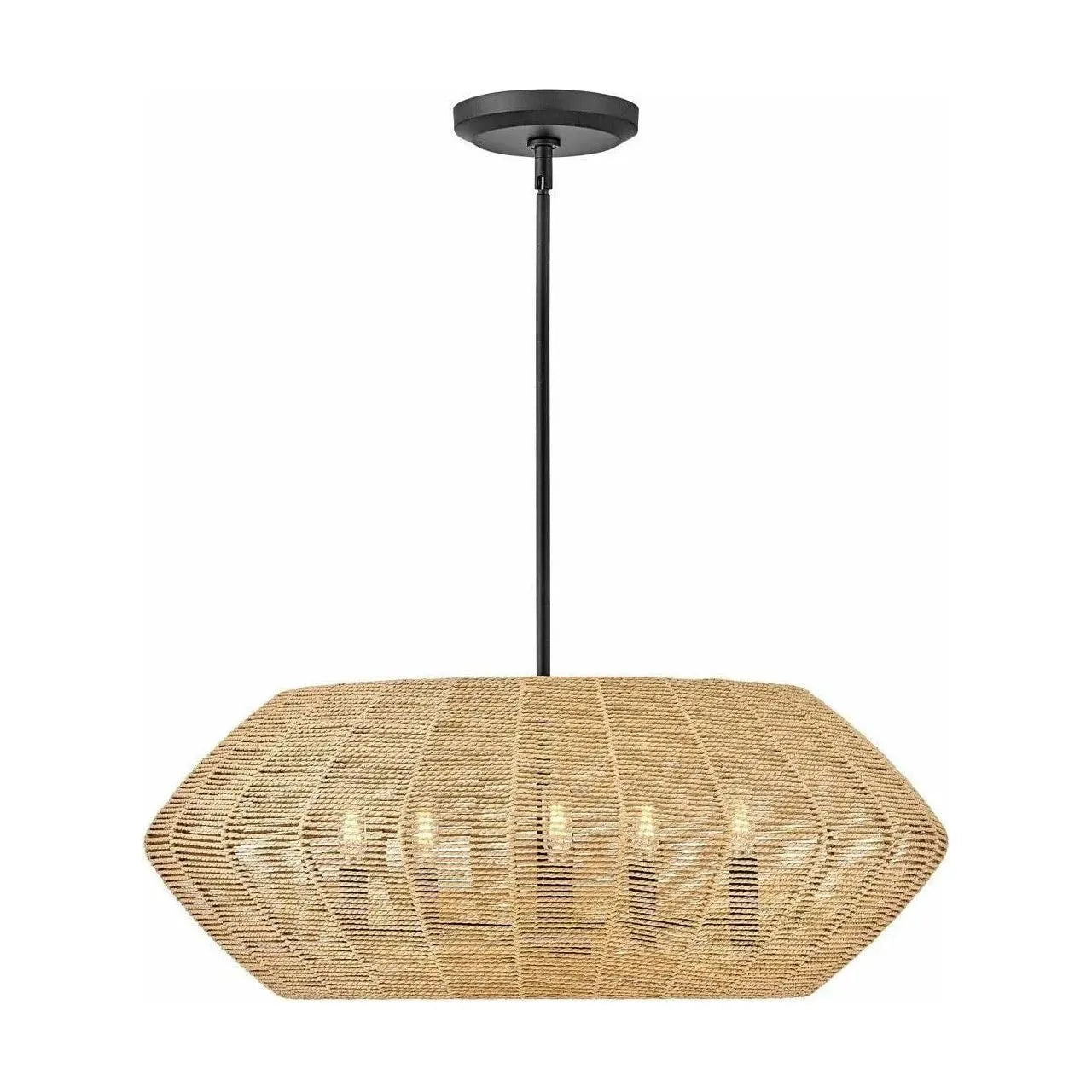 Hinkley Lighting - Luca Pendant - 40383BLK-CML | Montreal Lighting & Hardware