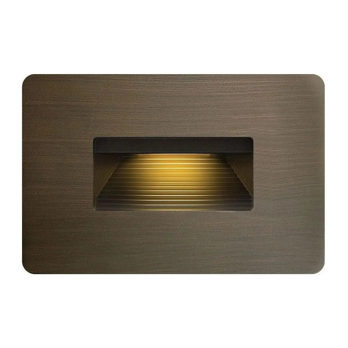 Hinkley Lighting - Luna Horizontal 12V LED Step Light - 15508BZ | Montreal Lighting & Hardware