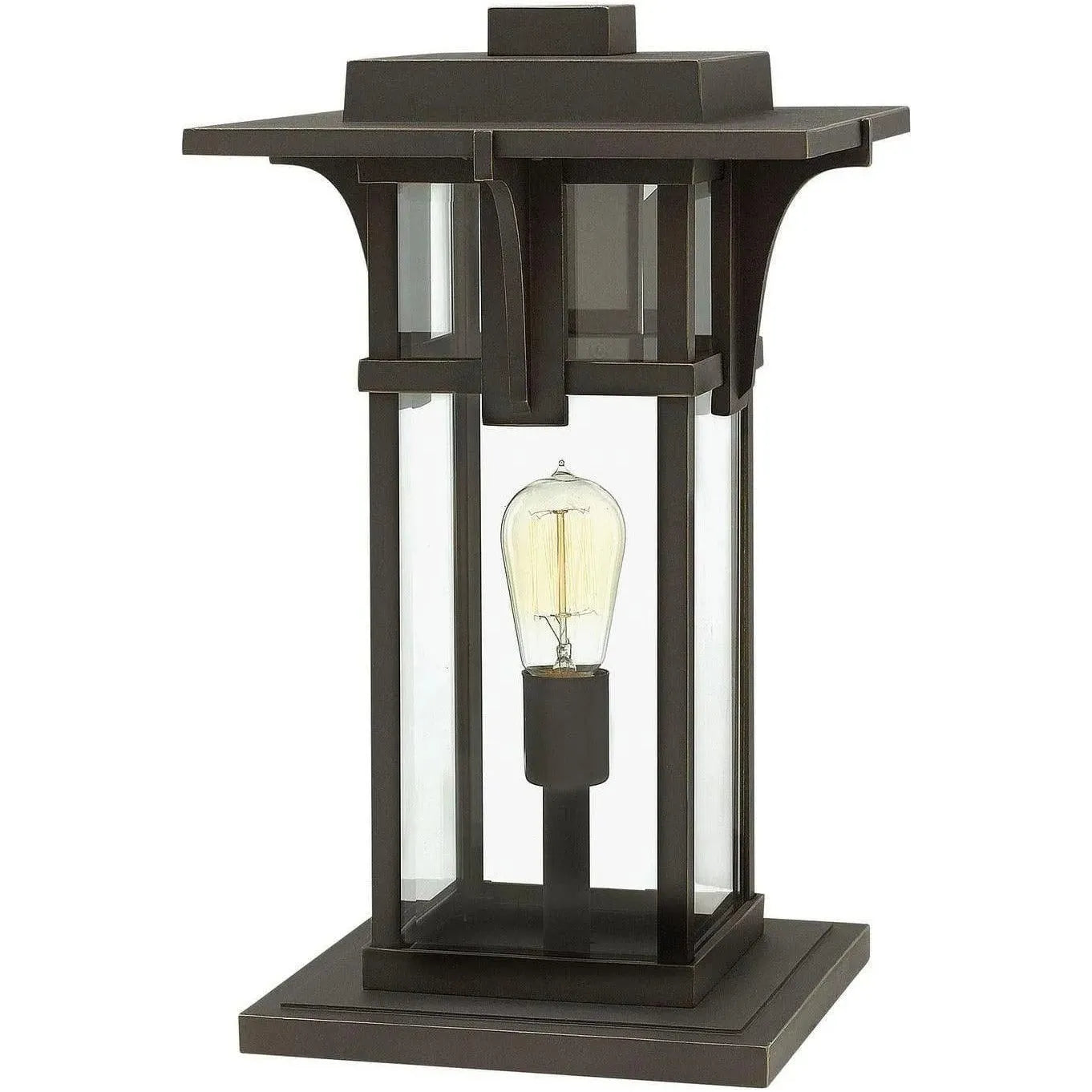 Hinkley Lighting - Manhattan 19-Inch Outdoor Pier Mount - 2327OZ | Montreal Lighting & Hardware