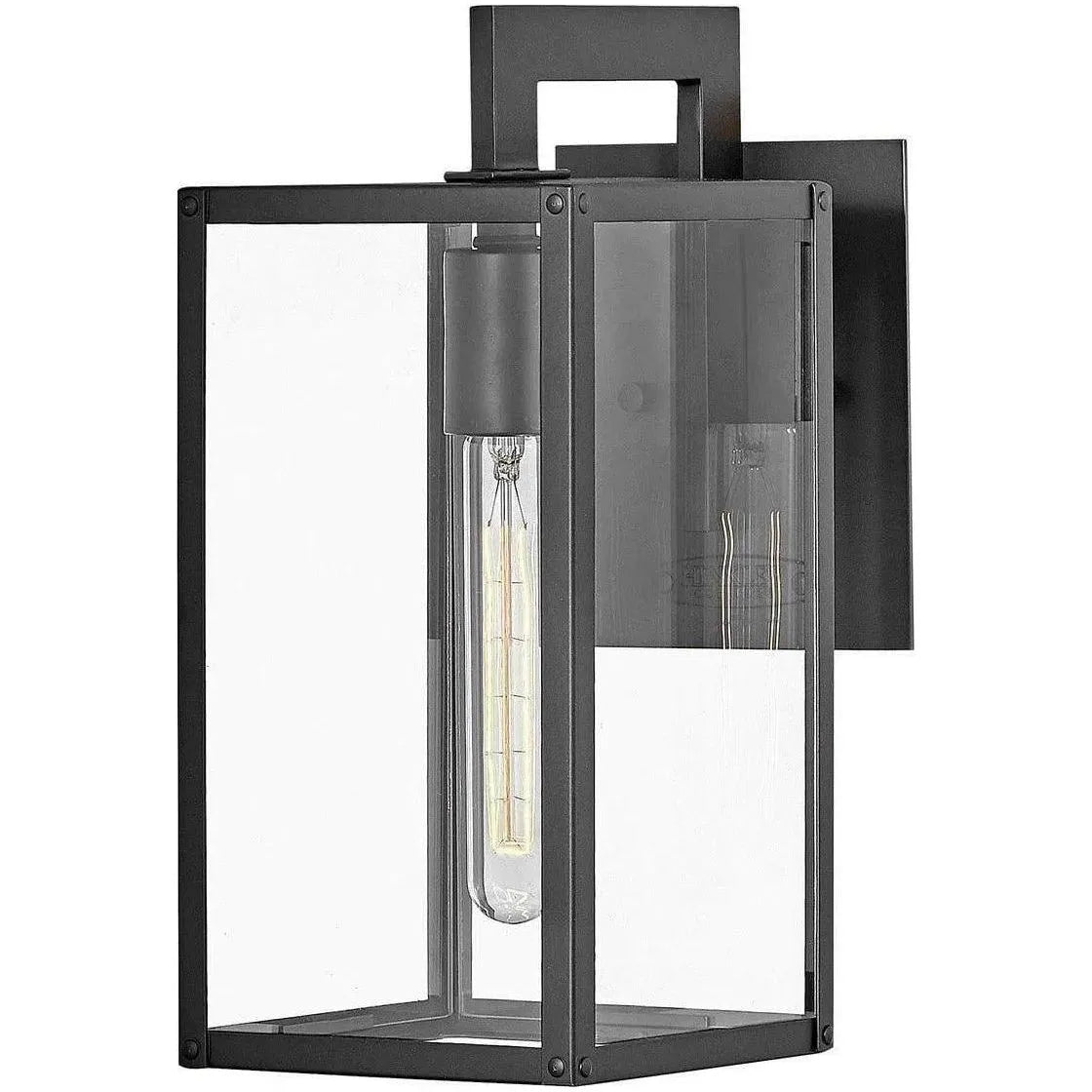 Hinkley Lighting - Max 14-Inch Outdoor Wall Mount - 2590BK | Montreal Lighting & Hardware
